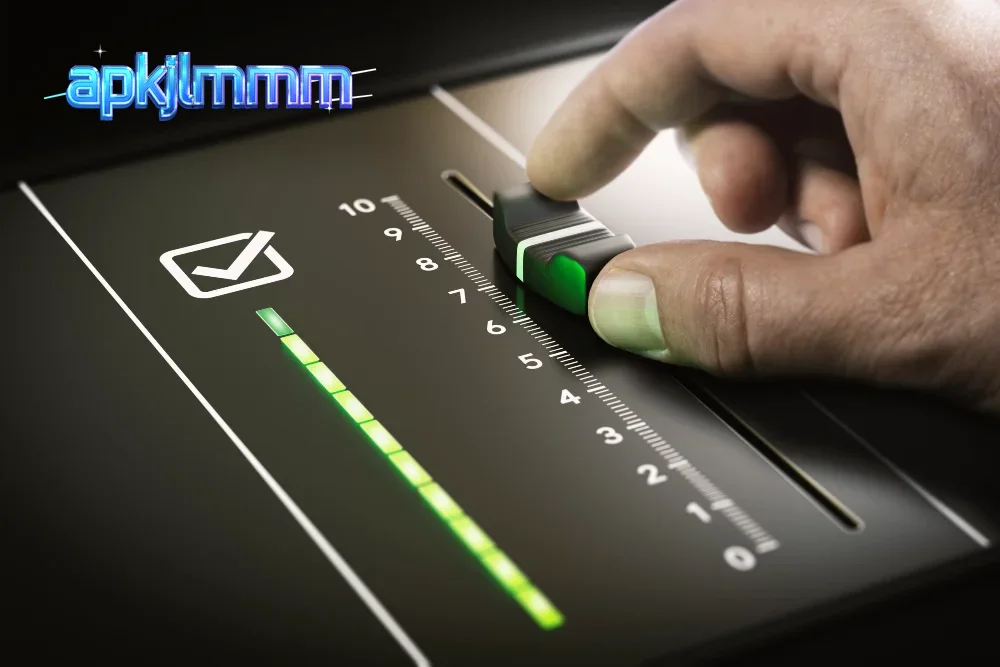 Grafik pertumbuhan keuangan dan logo perusahaan gaming