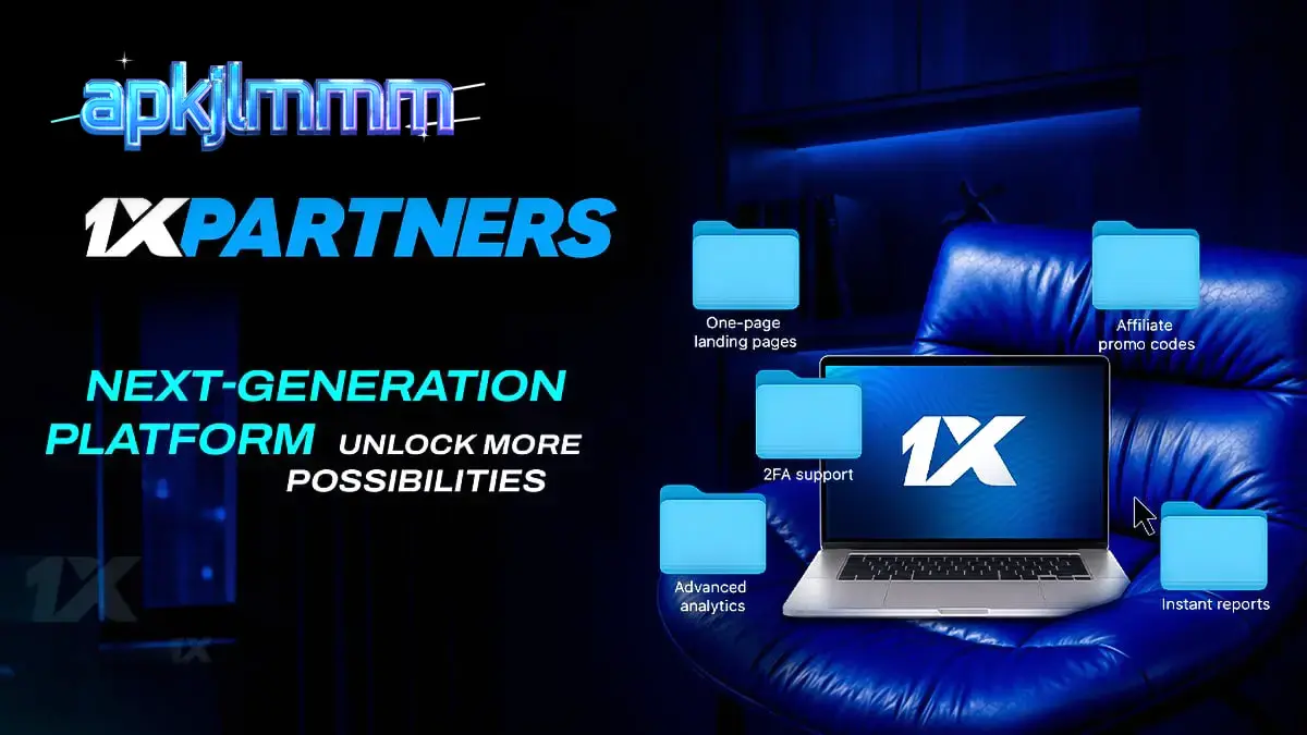 Dasbor analitik 1xPartners yang diperbarui dengan antarmuka modern